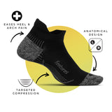 Feetures Plantar Fasciitis Relief Compression No-Show Sock