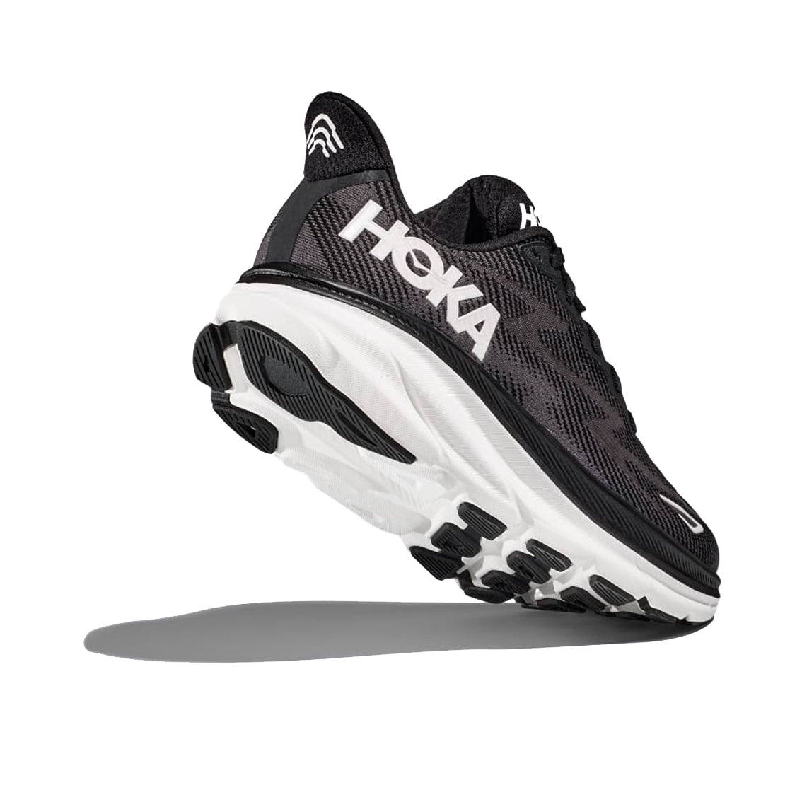 Womens-Hoka-Clifton -9-Black-White