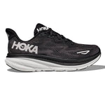 Womens -Hoka --Clifton -9-Black-White