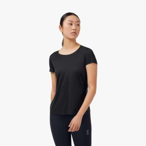 On Running Womens Performance-T Black Dark