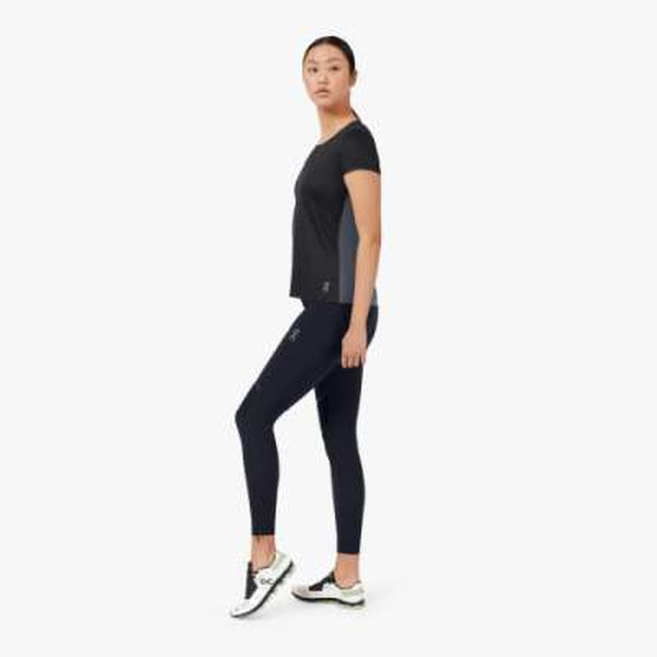 On Running Womens Performance-T Black Dark